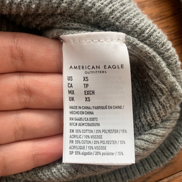 AE Oversized Varsity Knit Sweater - Picture 3 of 4